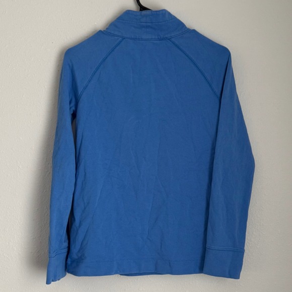 Lilly Pulitzer Half Zip Sweatshirt Pullover Palm Beach Blue XXS - Picture 6 of 9